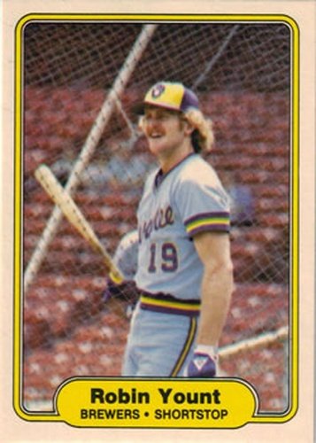 #155 Robin Yount - Milwaukee Brewers - 1982 Fleer Baseball