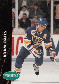 #155 Adam Oates - St. Louis Blues - 1991-92 Parkhurst Hockey