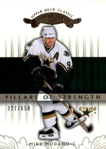 #155 Mike Modano - Dallas Stars - 2003-04 Upper Deck Classic Portraits Hockey