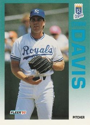 #155 Storm Davis - Kansas City Royals - 1992 Fleer Baseball