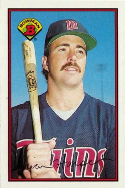#155 Brian Harper - Minnesota Twins - 1989 Bowman Baseball