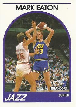 #155 Mark Eaton - Utah Jazz - 1989-90 Hoops Basketball