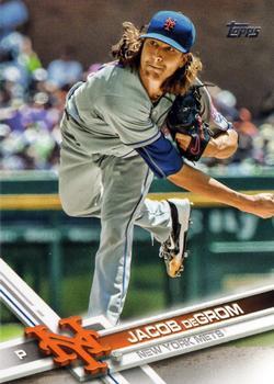 #155a Jacob deGrom - New York Mets - 2017 Topps Baseball
