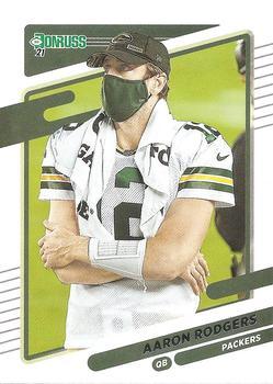 #155b Aaron Rodgers - Green Bay Packers - 2021 Donruss Football