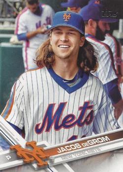 #155b Jacob deGrom - New York Mets - 2017 Topps Baseball