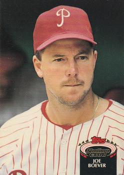 #156 Joe Boever - Philadelphia Phillies - 1992 Stadium Club Baseball
