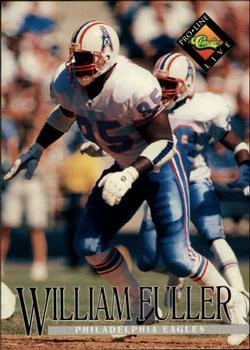 #156 William Fuller - Philadelphia Eagles - 1994 Pro Line Live Football