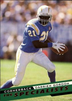 #156 Darrien Gordon - San Diego Chargers - 1995 SkyBox Impact Football