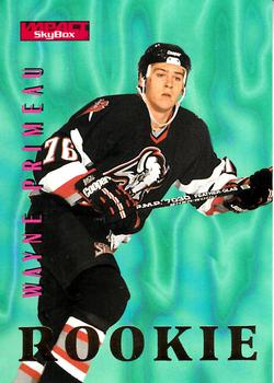 #156 Wayne Primeau - Buffalo Sabres - 1996-97 SkyBox Impact Hockey