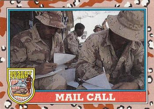 #156 Mail Call - 1991 Topps Desert Storm