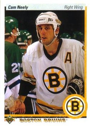 #156 Cam Neely - Boston Bruins - 1990-91 Upper Deck Hockey
