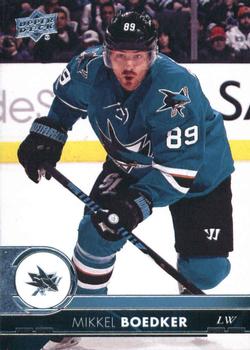 #156 Mikkel Boedker - San Jose Sharks - 2017-18 Upper Deck Hockey