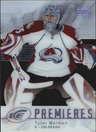 #156 Tyler Weiman - Colorado Avalanche - 2007-08 Upper Deck Ice Hockey