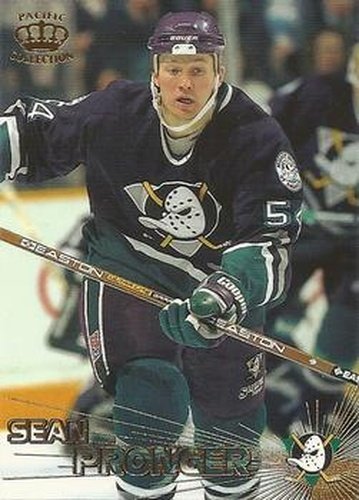 #156 Sean Pronger - Anaheim Mighty Ducks - 1997-98 Pacific Crown Hockey