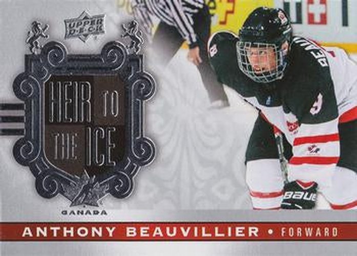 #156 Anthony Beauvillier - Canada - 2017-18 Upper Deck Canadian Tire Team Canada Hockey