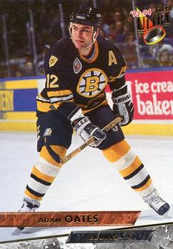 #156 Adam Oates - Boston Bruins - 1993-94 Ultra Hockey