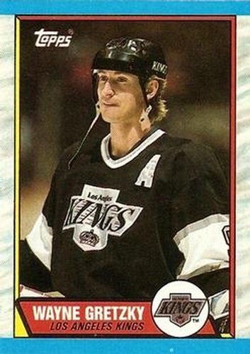#156 Wayne Gretzky - Los Angeles Kings - 1989-90 Topps Hockey