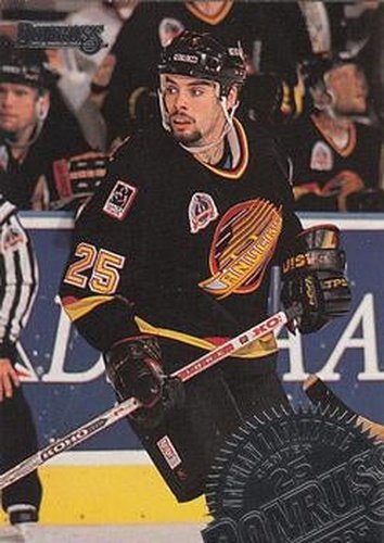 #156 Nathan Lafayette - Vancouver Canucks - 1994-95 Donruss Hockey