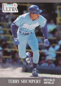 #156 Terry Shumpert - Kansas City Royals - 1991 Ultra Baseball