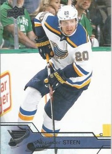 #156 Alexander Steen - St. Louis Blues - 2016-17 Upper Deck Hockey