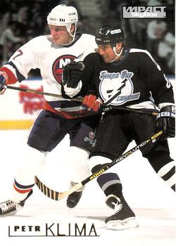 #156 Petr Klima - Tampa Bay Lightning - 1995-96 SkyBox Impact Hockey