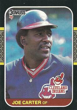 #156 Joe Carter - Cleveland Indians - 1987 Donruss Baseball