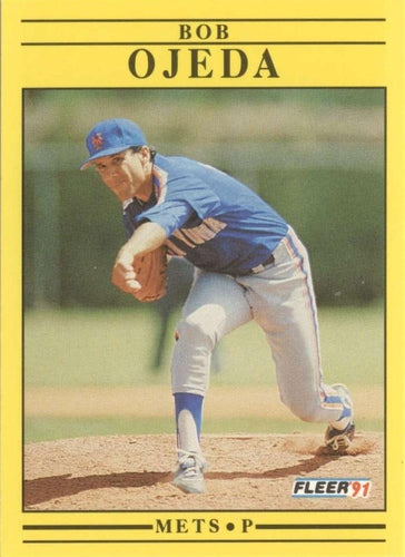 #156 Bob Ojeda - New York Mets - 1991 Fleer Baseball
