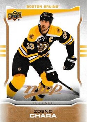#156 Zdeno Chara - Boston Bruins - 2014-15 Upper Deck MVP Hockey