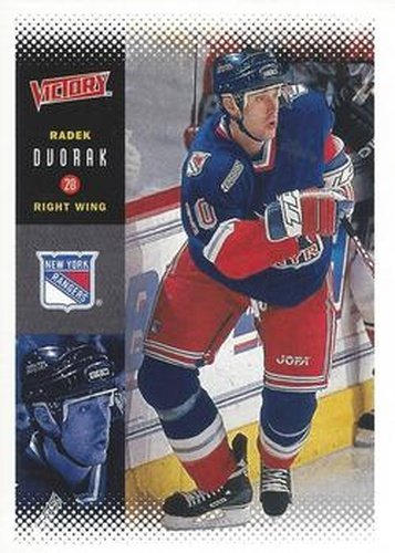 #156 Radek Dvorak - New York Rangers - 2000-01 Upper Deck Victory Hockey