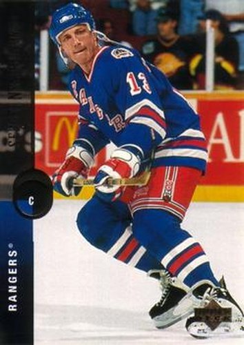 #156 Sergei Nemchinov - New York Rangers - 1994-95 Upper Deck Hockey