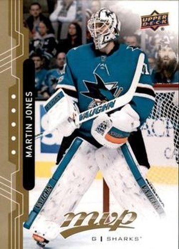 #156 Martin Jones - San Jose Sharks - 2018-19 Upper Deck MVP Hockey