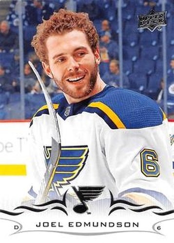 #156 Joel Edmundson - St. Louis Blues - 2018-19 Upper Deck Hockey