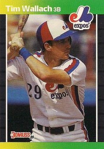 #156 Tim Wallach - Montreal Expos - 1989 Donruss Baseball