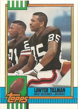 #156 Lawyer Tillman - Cleveland Browns - 1990 Topps Football