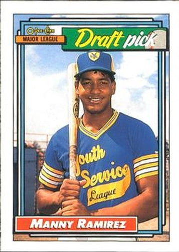 #156 Manny Ramirez - Cleveland Indians - 1992 O-Pee-Chee Baseball