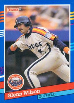 #156 Glenn Wilson - Houston Astros - 1991 Donruss Baseball