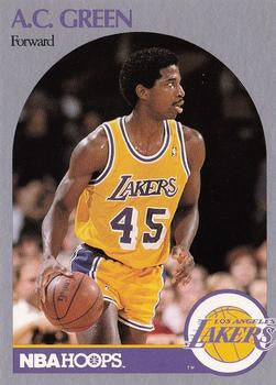 #156 A.C. Green - Los Angeles Lakers - 1990-91 Hoops Basketball