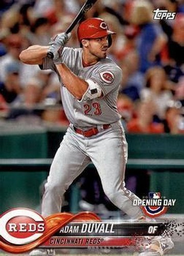 #156 Adam Duvall - Cincinnati Reds - 2018 Topps Opening Day Baseball