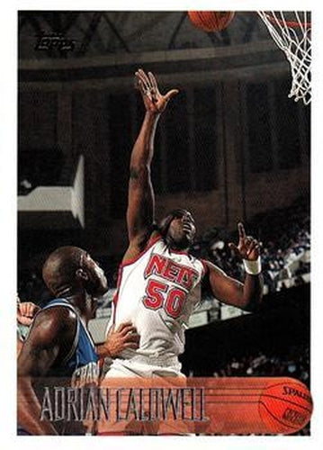 #156 Adrian Caldwell - New Jersey Nets - 1996-97 Topps Basketball