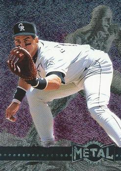 #156 Andres Galarraga - Colorado Rockies - 1996 Metal Universe Baseball