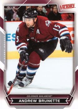 #156 Andrew Brunette - Colorado Avalanche - 2007-08 Upper Deck Victory Hockey