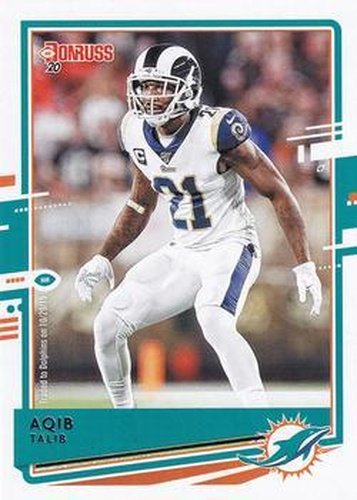 #156 Aqib Talib - Miami Dolphins - 2020 Donruss Football