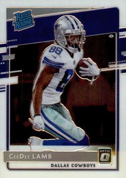 #156 CeeDee Lamb - Dallas Cowboys - 2020 Donruss Optic Football