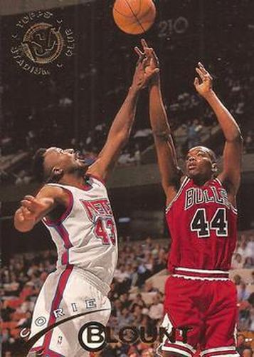 #156 Corie Blount - Chicago Bulls - 1994-95 Stadium Club Basketball
