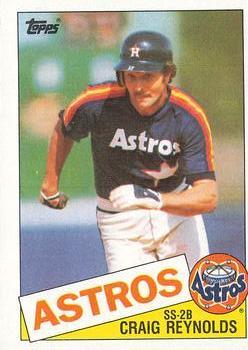 #156 Craig Reynolds - Houston Astros - 1985 Topps Baseball