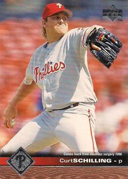 #156 Curt Schilling - Philadelphia Phillies - 1997 Upper Deck Baseball