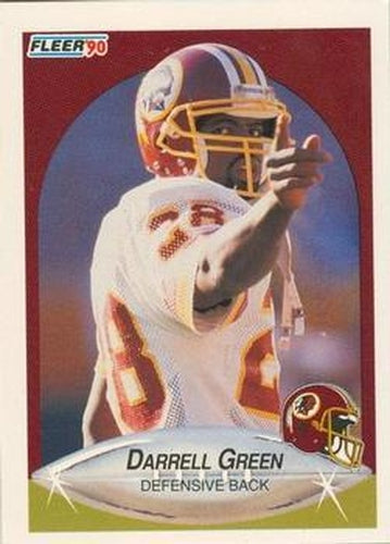 #156 Darrell Green - Washington Redskins - 1990 Fleer Football