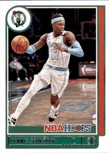 #156 Dennis Schroder - Boston Celtics - 2021-22 Hoops Basketball