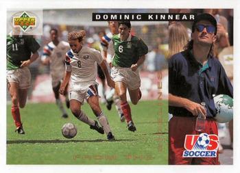 #156 Dominic Kinnear - USA - 1993 Upper Deck World Cup Preview English/Spanish Soccer
