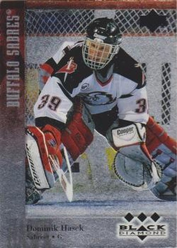 #156 Dominik Hasek - Buffalo Sabres - 1996-97 Upper Deck Black Diamond Hockey